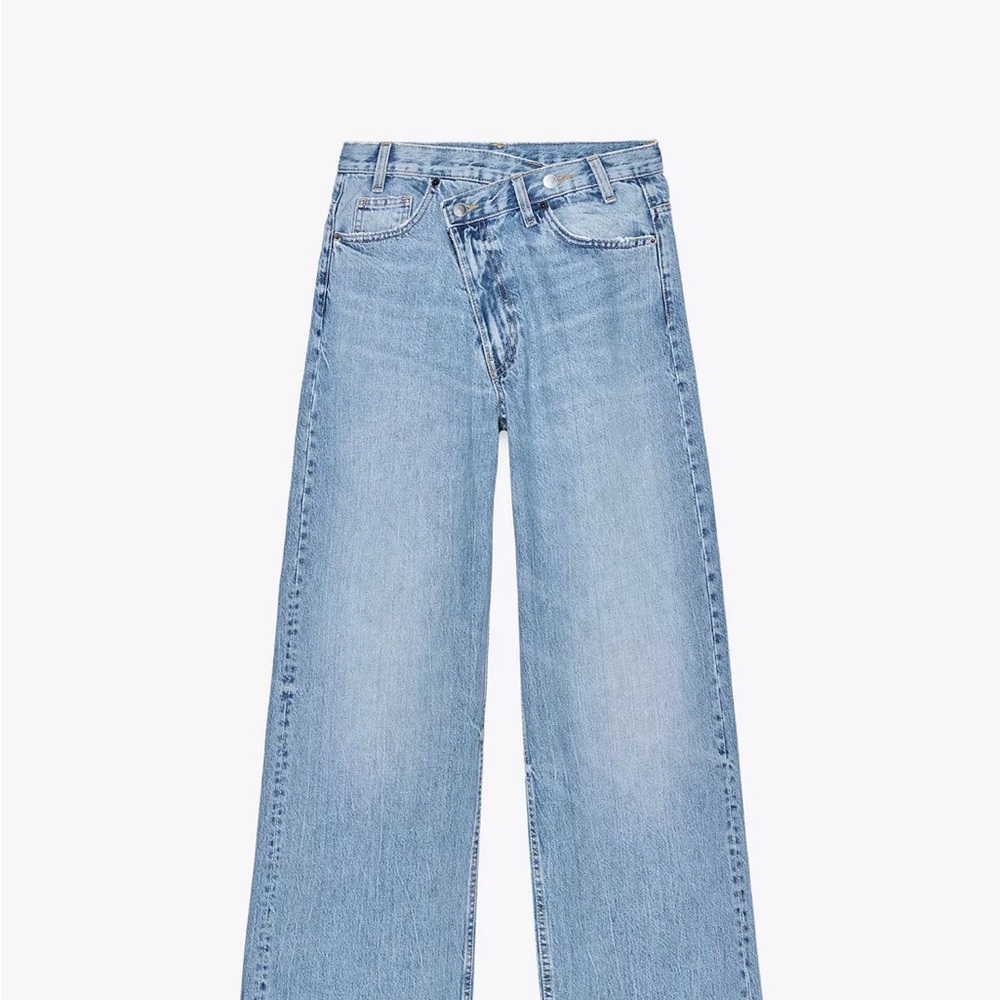 Zara Light Blue Flare Jeans
